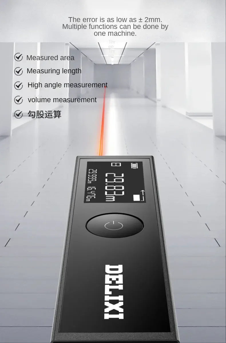 Digital Laser Measure | Multi-Function Distance Meter